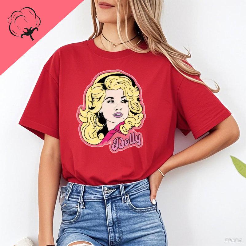 Dolly Parton T-shirts WWDD Country Music Legend Women s Clothing Short Sleeve CrewNeck Cotton Harajuku Trendy Streetwear Tops 3XL
Dolly Parton T-shirts WWDD Country Music Legend Women s Clothing Short Sleeve CrewNeck Cotton Harajuku Trendy Streetwear Tops 3XL