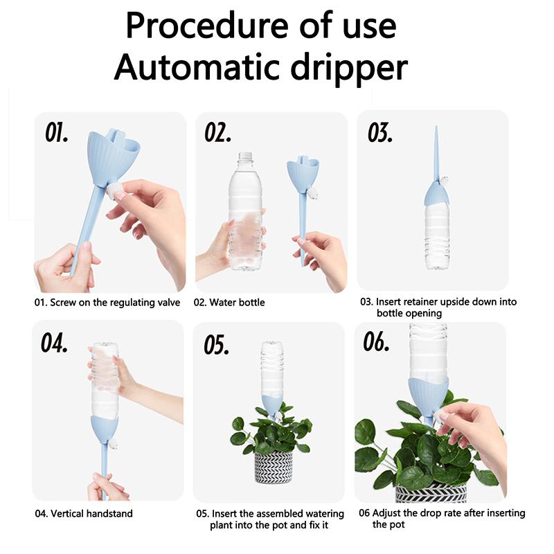 Adjustable Watering Irrigation Device Water Seepage Device Timed Automatic Watering Drip Irrigation Flower Pot Lazy God Device 8PCS
Adjustable Watering Irrigation Device Water Seepage Device Timed Automatic Watering Drip Irrigation Flower Pot Lazy God Device 8PCS