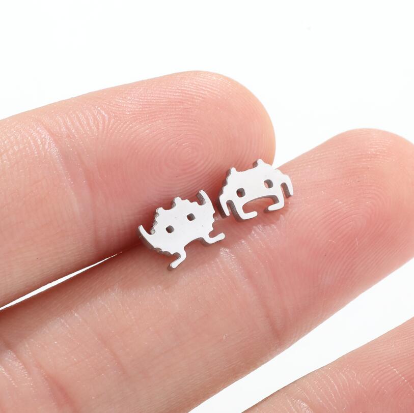 SMJEL Tiny Space Earrings Stainless Steel Extraterrestre Small Stud Earrings for Women Hollow Universe Cancer Zircon Party Gift RoseGold Color
SMJEL Tiny Space Earrings Stainless Steel Extraterrestre Small Stud Earrings for Women Hollow Universe Cancer Zircon Party Gift RoseGold Color