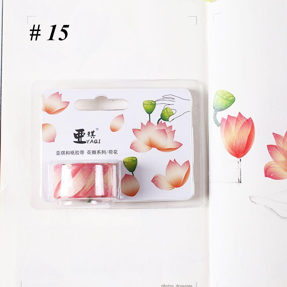 200PCS DIY Decorative Sticker Sticky Paper Flower Petals Tape Masking Tape Scrapbooking 15
200PCS DIY Decorative Sticker Sticky Paper Flower Petals Tape Masking Tape Scrapbooking 15