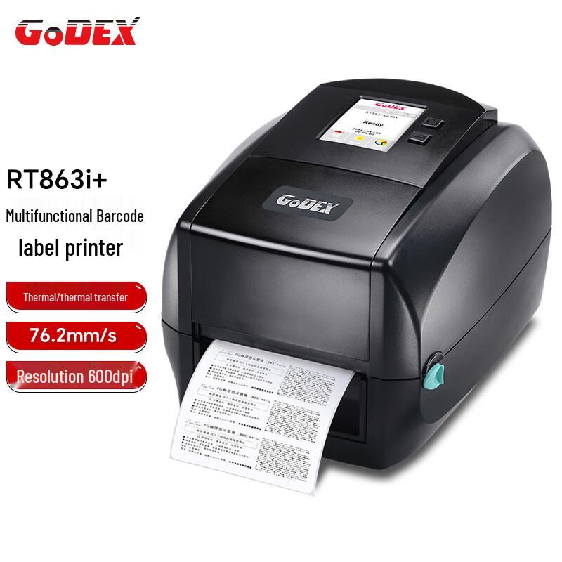 GODEX RT863i+ 600dpi Industrial Thermal Transfer Barcode Label Printer
GODEX RT863i+ 600dpi Industrial Thermal Transfer Barcode Label Printer