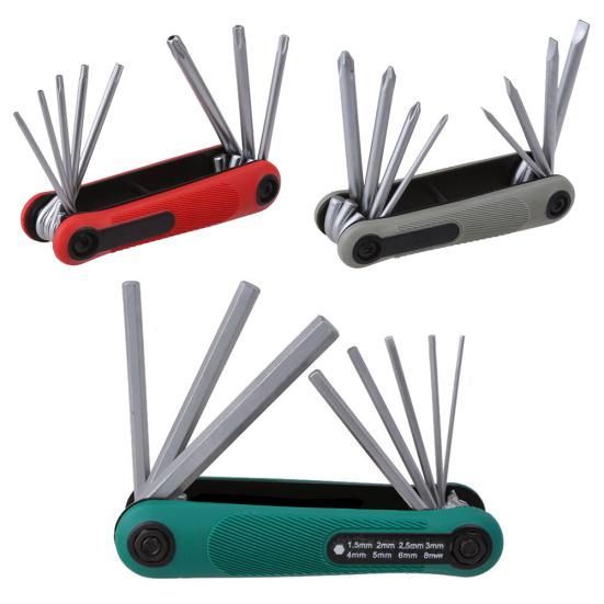 Складной гаечный ключ 8 в 1, набор отверток с шестигранной головкой Torx, портативные инструменты для ремонта красный
Складной гаечный ключ 8 в 1, набор отверток с шестигранной головкой Torx, портативные инструменты для ремонта красный