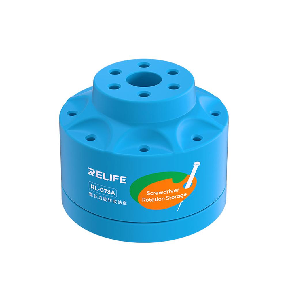 RL-078A Rotary Screwdriver Storage Box with Non-Slip Base Multi-function 14 Holes Phone Repair Tools Collecting Bracket
RL-078A Rotary Screwdriver Storage Box with Non-Slip Base Multi-function 14 Holes Phone Repair Tools Collecting Bracket