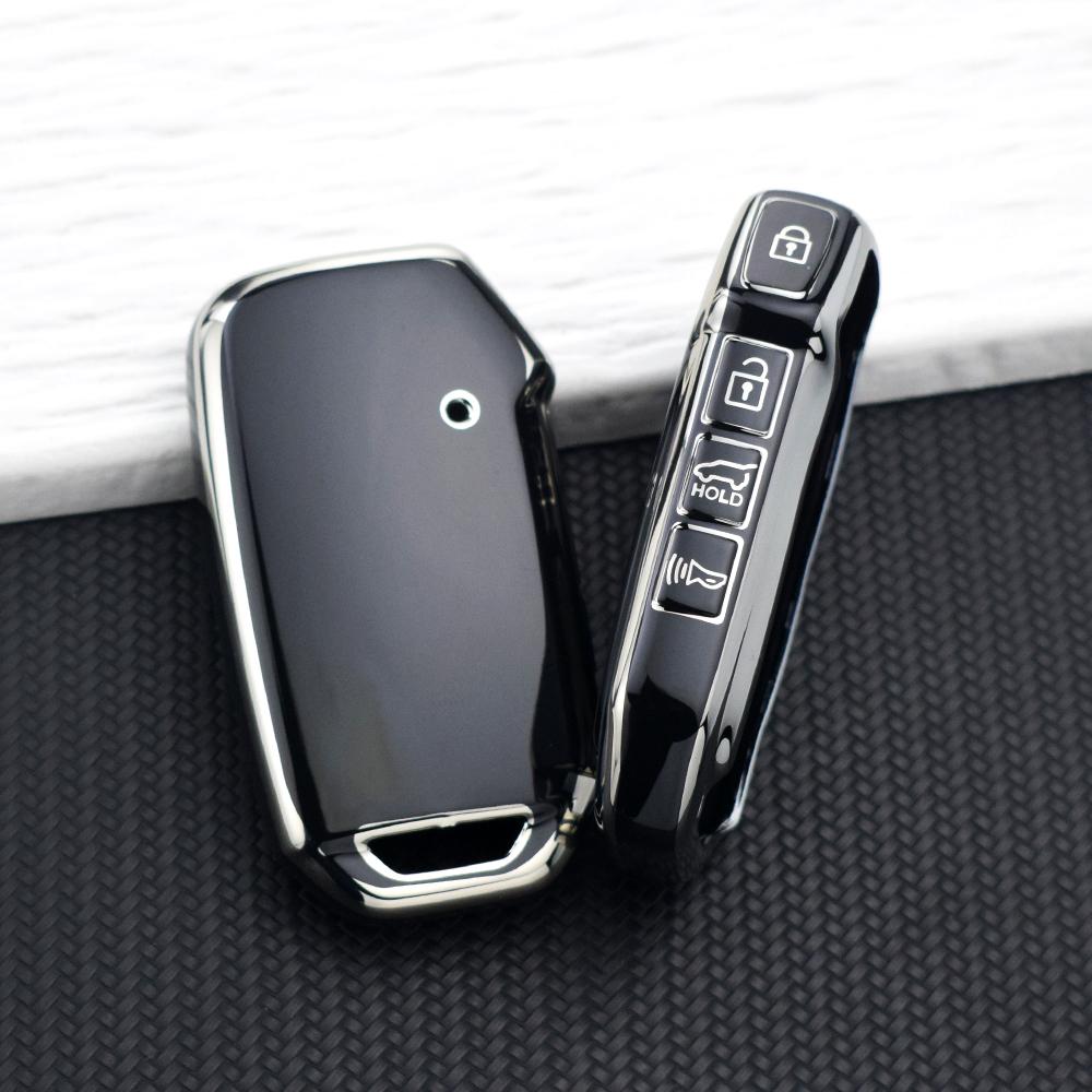 4/5 Buttons Premium TPU Car Key Fob Protective Cover Shell For Kia K8 K5 Sportage Telluride Sorento Cerato Soul Ray Key Chain
4/5 Buttons Premium TPU Car Key Fob Protective Cover Shell For Kia K8 K5 Sportage Telluride Sorento Cerato Soul Ray Key Chain