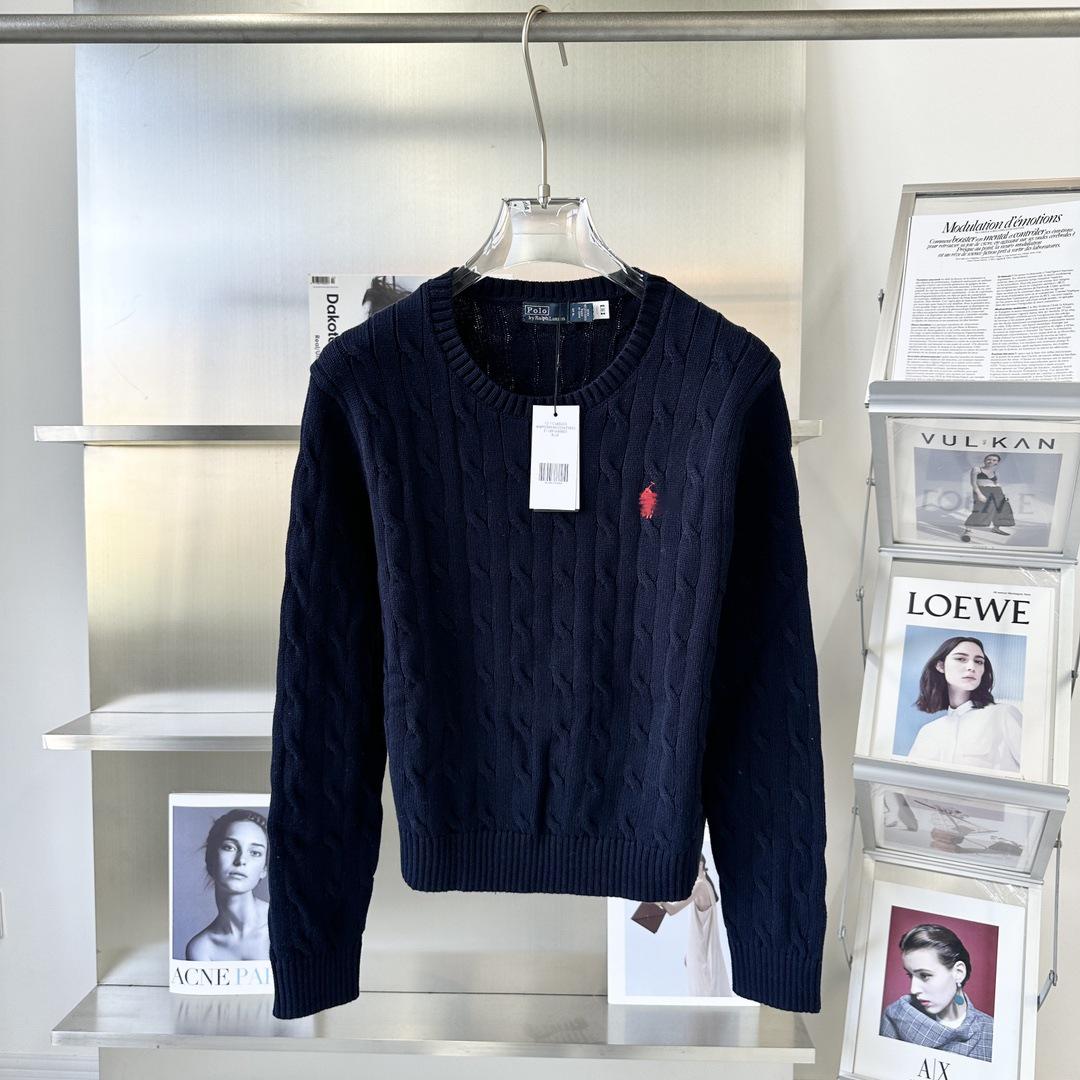 Високоякісний жіночий осінній в язаний светр Ralph Lauren з поні - Елегантний розслаблений стиль Medium темно-синього кольору
Високоякісний жіночий осінній в язаний светр Ralph Lauren з поні - Елегантний розслаблений стиль Medium темно-синього кольору