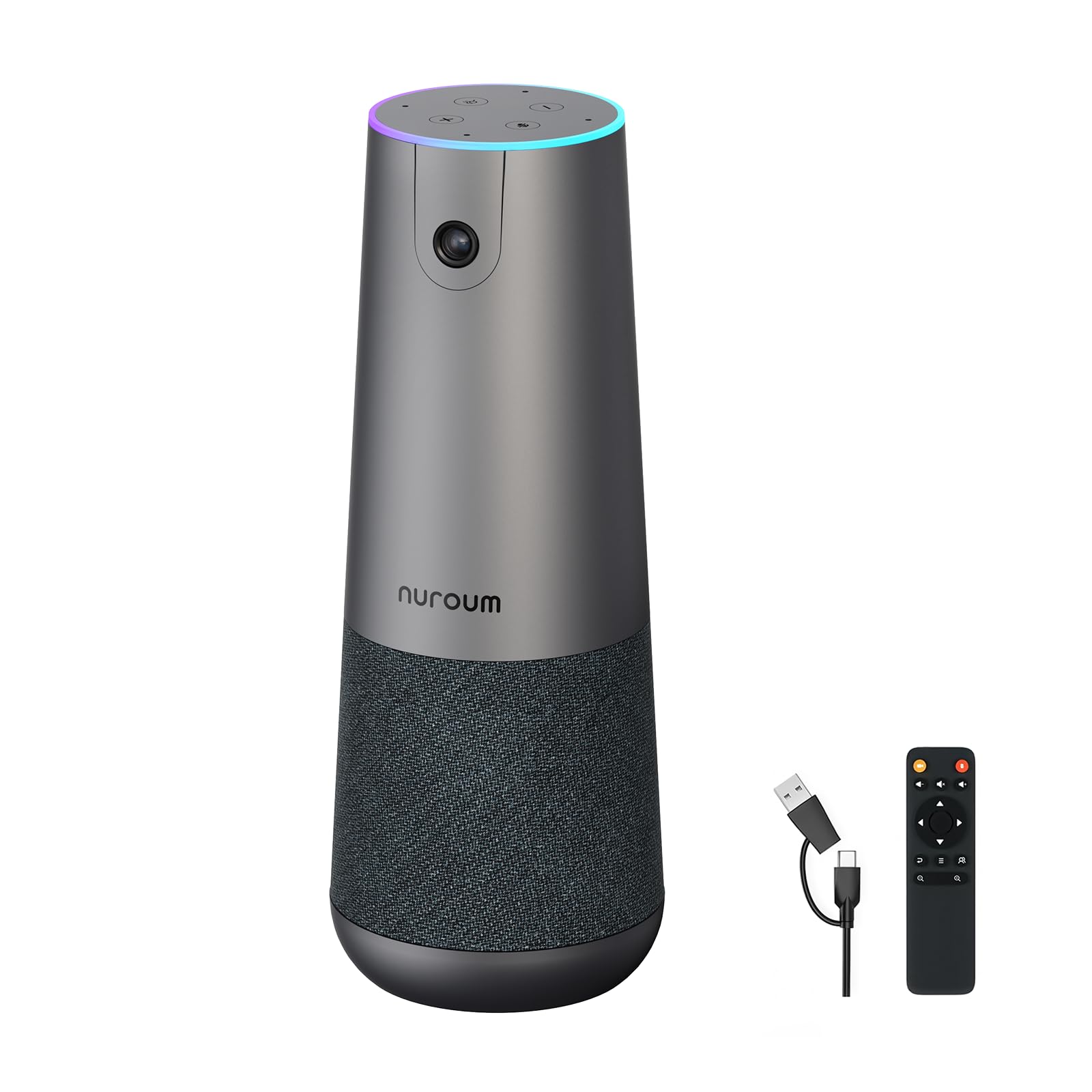 Nuroum C40 2026 Upgraded Conference Camera with Microphone and 4K Supports Extendable Microphone USB Up to Sound Pickup Zoom Auto Framing Full Duplex
Nuroum C40 2026 Upgraded Conference Camera with Microphone and 4K Supports Extendable Microphone USB Up to Sound Pickup Zoom Auto Framing Full Duplex