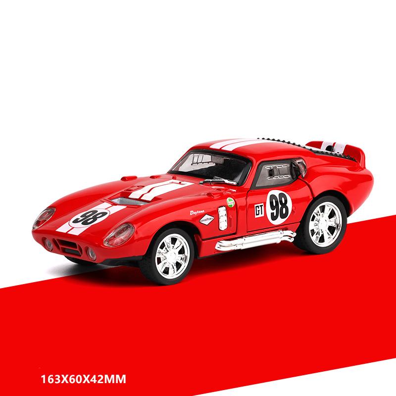 1:32 1965 Ford Shelby Cobra Daytona Coupe Alloy Metal Diecast Model Car Sound And Light Pull Back collectibles Hobby Decorations красный
1:32 1965 Ford Shelby Cobra Daytona Coupe Alloy Metal Diecast Model Car Sound And Light Pull Back collectibles Hobby Decorations красный