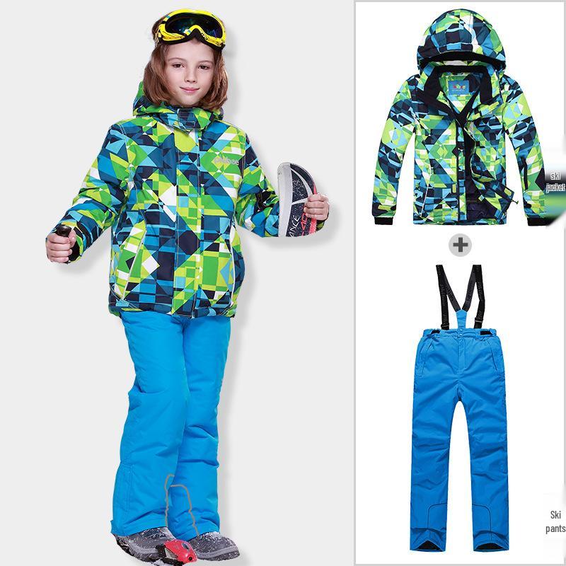 PHIBEE Little Elephant Kids Ski Suit: Waterproof, Windproof, Warm Two-Piece Set for Boys and Girls 116/122 (for height 110-120cm)
PHIBEE Little Elephant Kids Ski Suit: Waterproof, Windproof, Warm Two-Piece Set for Boys and Girls 116/122 (for height 110-120cm)
