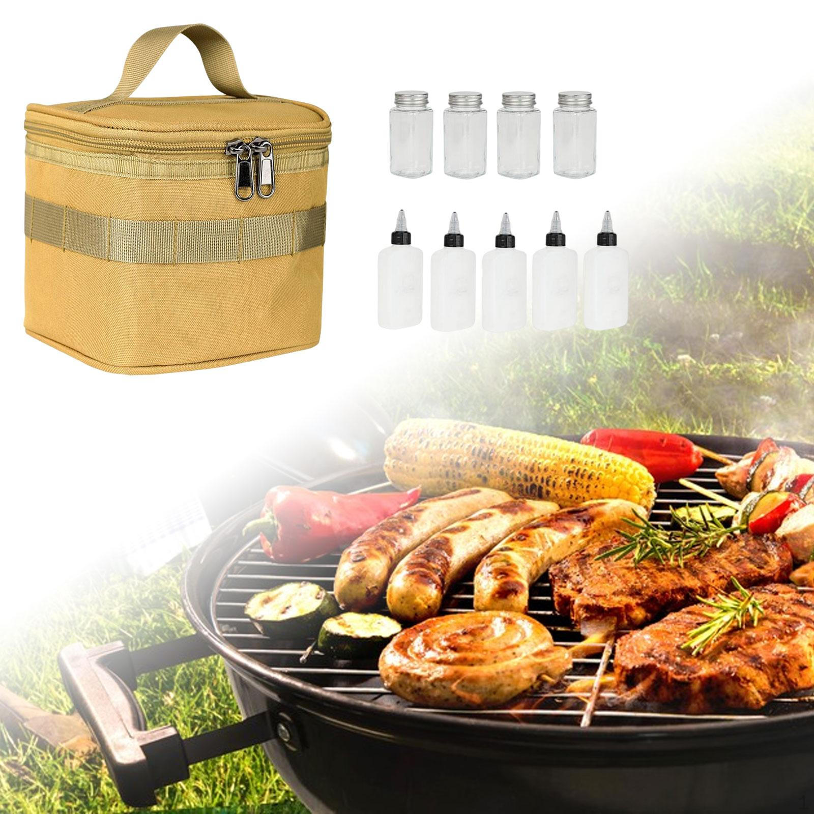 Camping with Spice Jars Oil Bottle Condiment Containers Sauce Storage Organizer Liquid хаки
Camping with Spice Jars Oil Bottle Condiment Containers Sauce Storage Organizer Liquid хаки