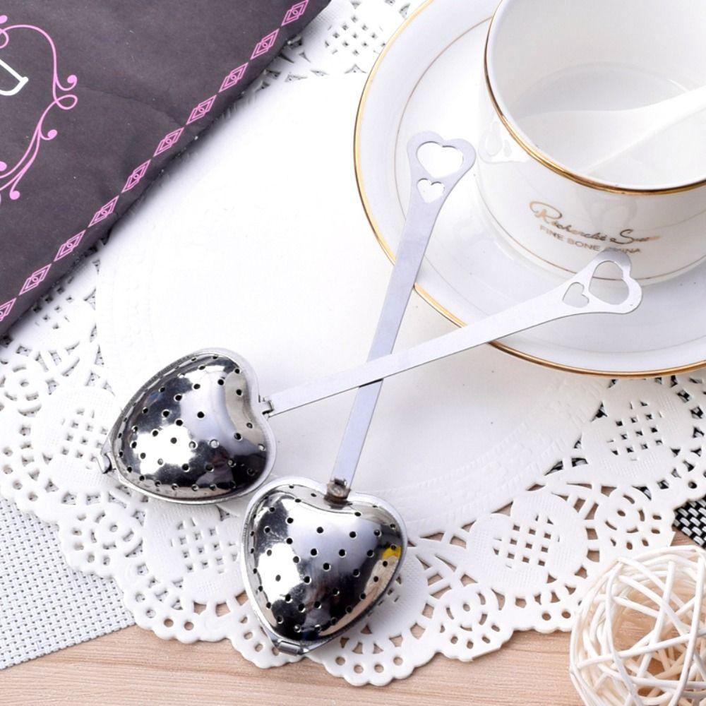 Heart-shaped Loose Leaf Tea with Handle Stainless Steel Strainer Spoon Tea Infuser Filter Diffuser срібний
Heart-shaped Loose Leaf Tea with Handle Stainless Steel Strainer Spoon Tea Infuser Filter Diffuser срібний