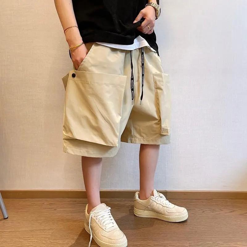 Men s Summer High-Street Relaxed-Fit Solid-Color Workwear Shorts with Large Pockets and Drawstring Waist 3XL хакі
Men s Summer High-Street Relaxed-Fit Solid-Color Workwear Shorts with Large Pockets and Drawstring Waist 3XL хакі