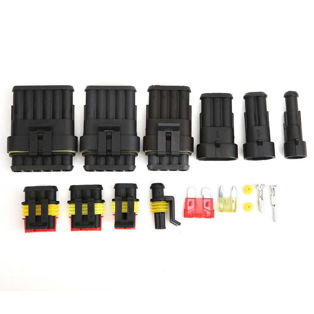 240 шт. 123456 штыревой автомобильный водонепроницаемый электрический разъем для проводов с клеммой и предохранителем
240 шт. 123456 штыревой автомобильный водонепроницаемый электрический разъем для проводов с клеммой и предохранителем