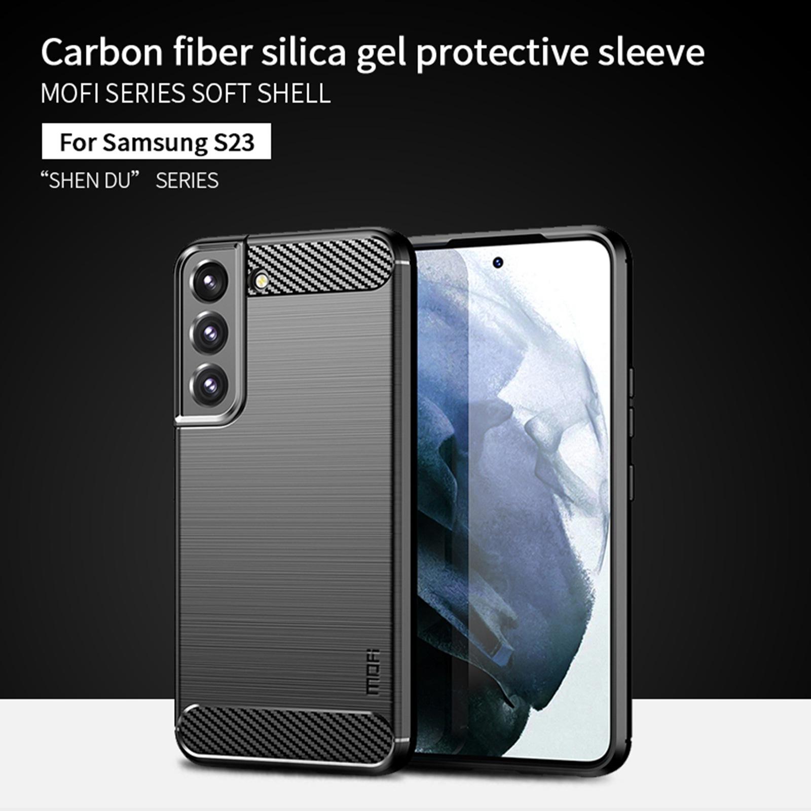 MOFI JK TPU Series-1 Carbon Fiber Texture Phone Shell for Samsung Galaxy S23,Anti-dust Phone Case Soft TPU Brushed Phone Case Blue
MOFI JK TPU Series-1 Carbon Fiber Texture Phone Shell for Samsung Galaxy S23,Anti-dust Phone Case Soft TPU Brushed Phone Case Blue