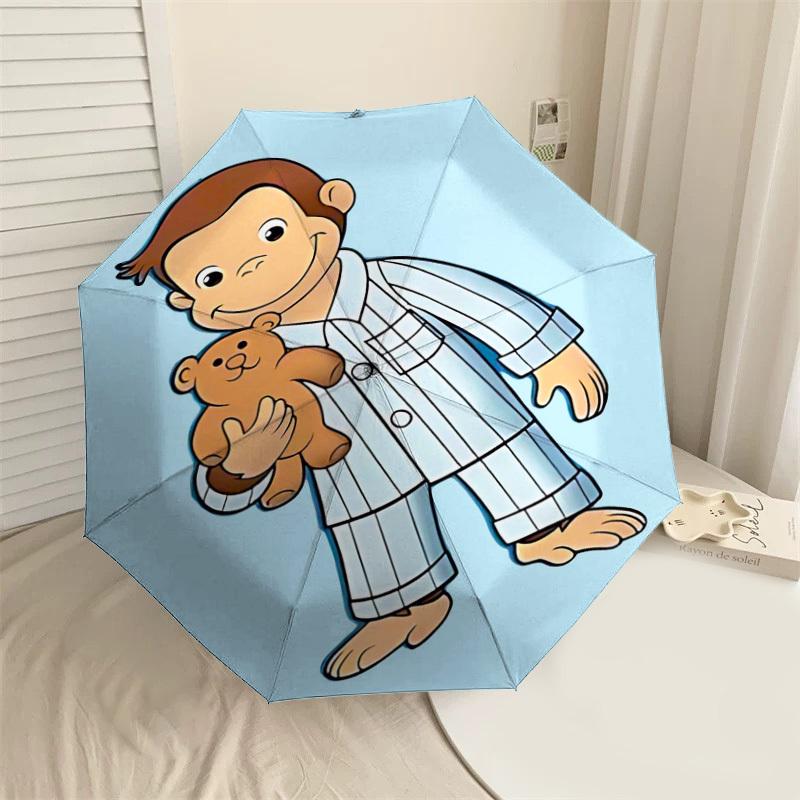 1PC Curious George teddy bear Umbrella-8-Rib Reinforced, Automatic Open, Lightweight & Durable, Cute Fashion Accessory for Outdoor-Y0399
1PC Curious George teddy bear Umbrella-8-Rib Reinforced, Automatic Open, Lightweight & Durable, Cute Fashion Accessory for Outdoor-Y0399