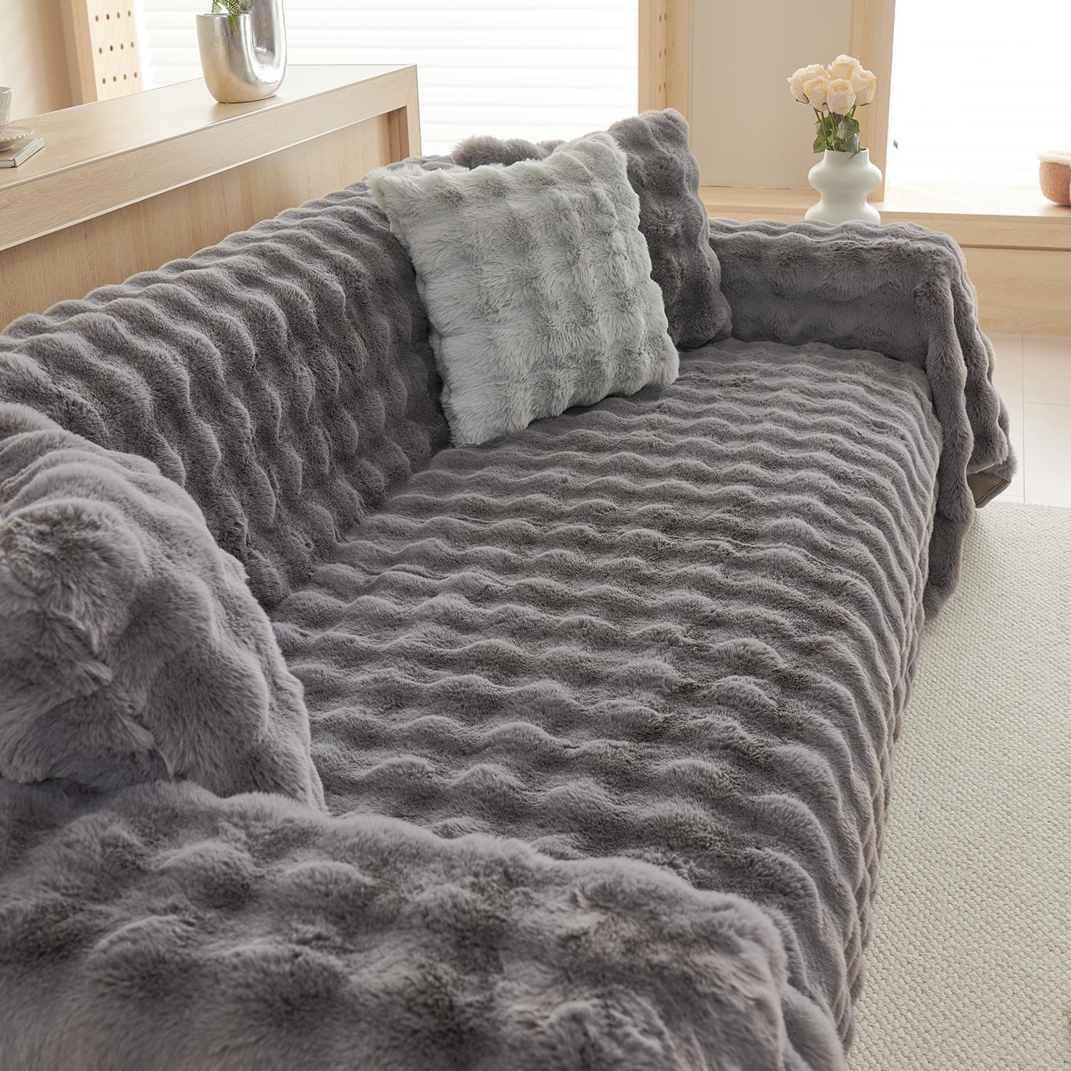 Зимнее мягкое и удобное плюшевое полотенце для дивана с кроликом и пузырьками, простое современное однотонное универсальное полотенце для дивана 180*200 темно серый
Зимнее мягкое и удобное плюшевое полотенце для дивана с кроликом и пузырьками, простое современное однотонное универсальное полотенце для дивана 180*200 темно серый