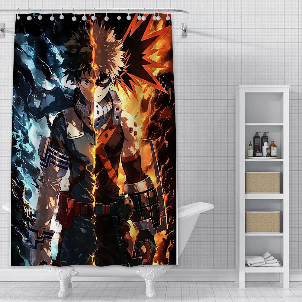 Shower Curtain Waterproof Polyester Fabric Paint Colorful Bath Curtains My Hero Academia Deku Home Bathroom Decor With Hook W60H190(CM)-1 Pcs
Shower Curtain Waterproof Polyester Fabric Paint Colorful Bath Curtains My Hero Academia Deku Home Bathroom Decor With Hook W60H190(CM)-1 Pcs