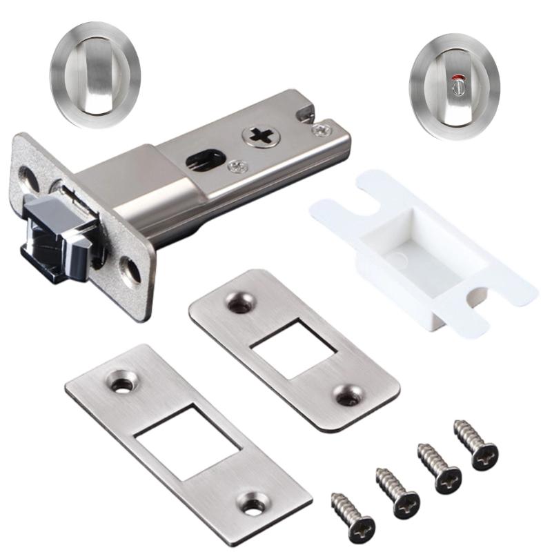 Reversible Privacy Entryway Lock With observability Display Light For Sliding Folding Entryways Strong Material Quick Installation серебряный
Reversible Privacy Entryway Lock With observability Display Light For Sliding Folding Entryways Strong Material Quick Installation серебряный