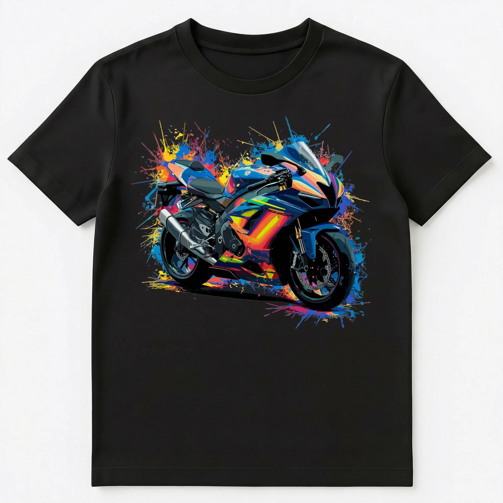 Colorful Paint Splash Sports Bike Art Graphic Unisex T-Shirt XL
Colorful Paint Splash Sports Bike Art Graphic Unisex T-Shirt XL