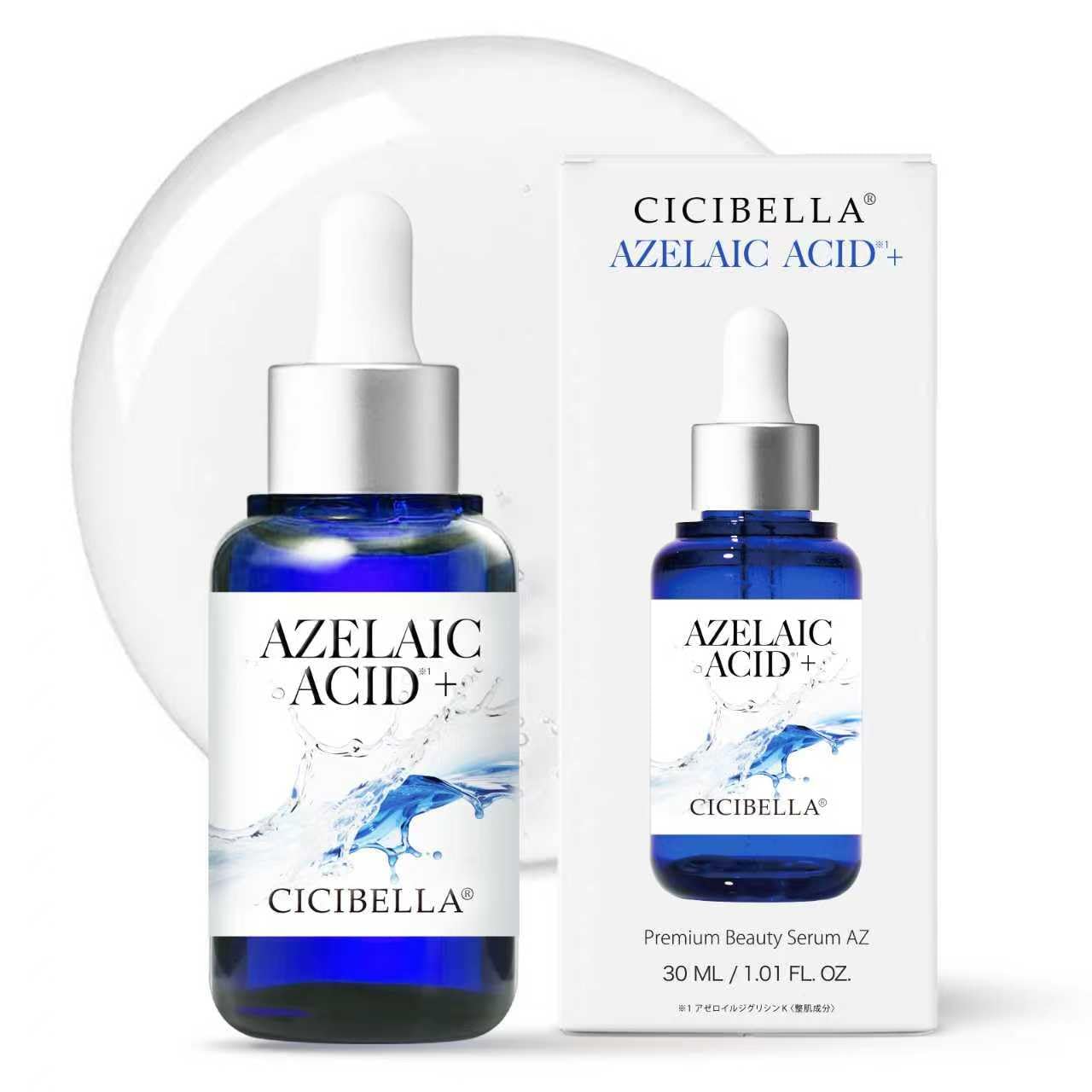 CICIBELLA Official Azelaic Acid x Centella Extract x Vitamin C High-Density Serum 30ml
CICIBELLA Official Azelaic Acid x Centella Extract x Vitamin C High-Density Serum 30ml