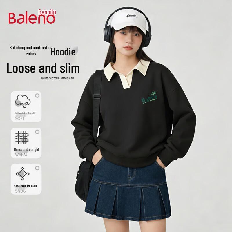 Baleno American Retro Polo Collar Sweatshirt M
Baleno American Retro Polo Collar Sweatshirt M