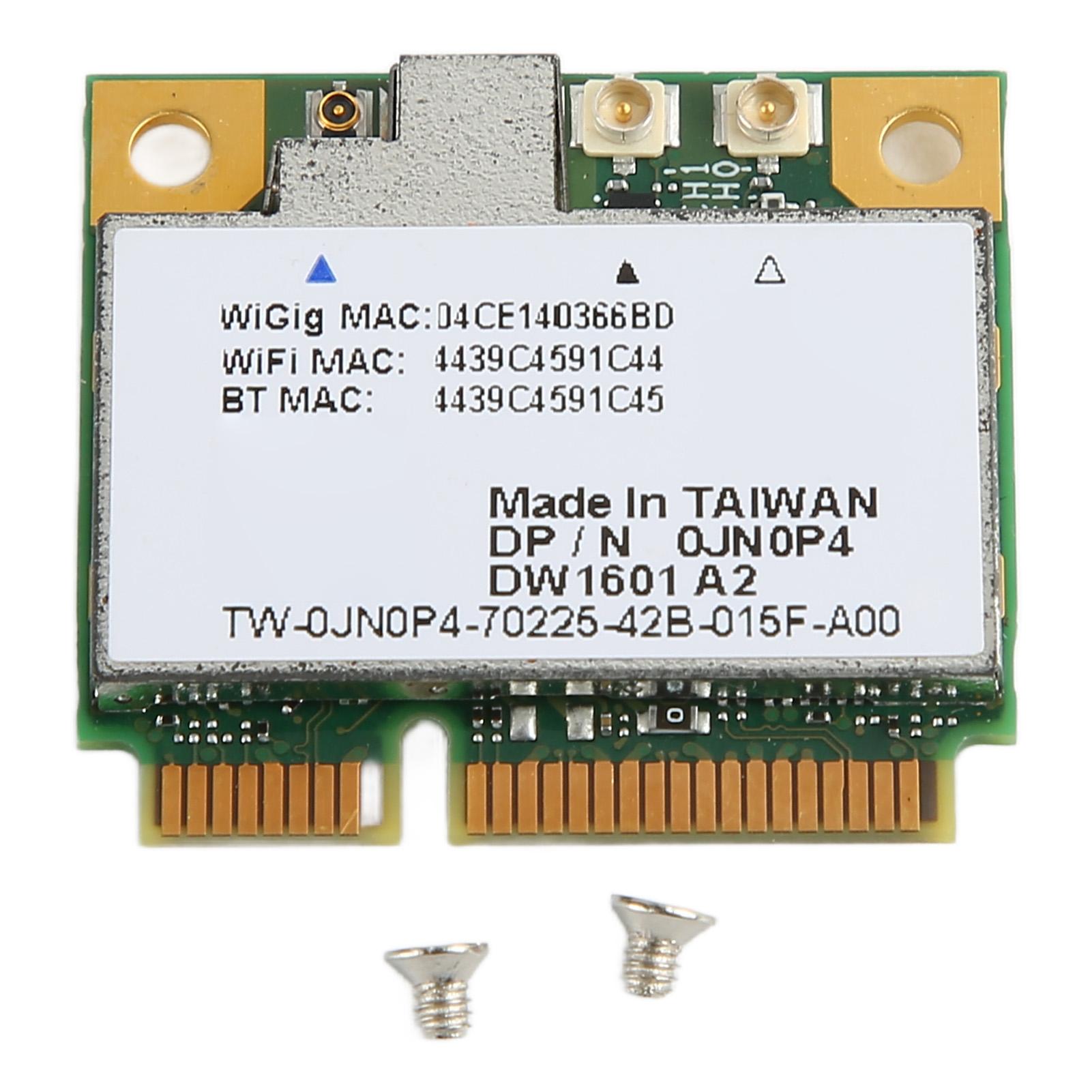 DW1601 QCA9005 Бездротова мережева карта Mini PCIE інтерфейс 2.4 ГГц 5 ГГц Дводіапазонна карта WiFi
DW1601 QCA9005 Бездротова мережева карта Mini PCIE інтерфейс 2.4 ГГц 5 ГГц Дводіапазонна карта WiFi