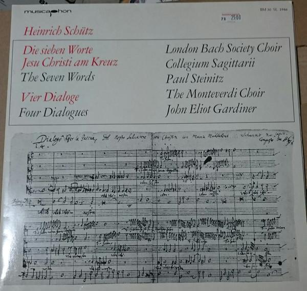 LP Record HEINRICH SCHTZ THE LONDON BACH S Die Sieben Worte Jesu Christi Am Kr BM30SL1946 Musicaphon Germany Classical Used
LP Record HEINRICH SCHTZ THE LONDON BACH S Die Sieben Worte Jesu Christi Am Kr BM30SL1946 Musicaphon Germany Classical Used