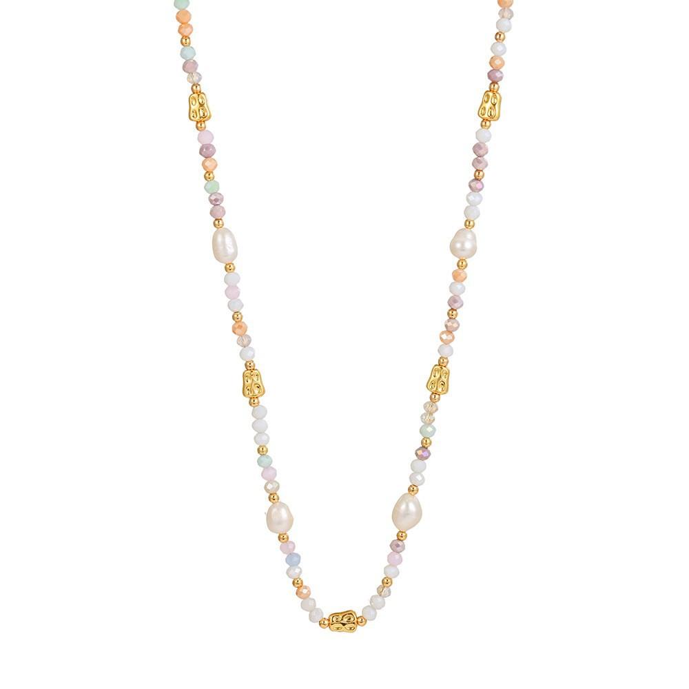 Mixed Color Does Not Fade Baroque Beaded Necklace Women S Summer Collarbone Chain Versatile Exquisite Light Luxury Neck Chain Pendant
Mixed Color Does Not Fade Baroque Beaded Necklace Women S Summer Collarbone Chain Versatile Exquisite Light Luxury Neck Chain Pendant