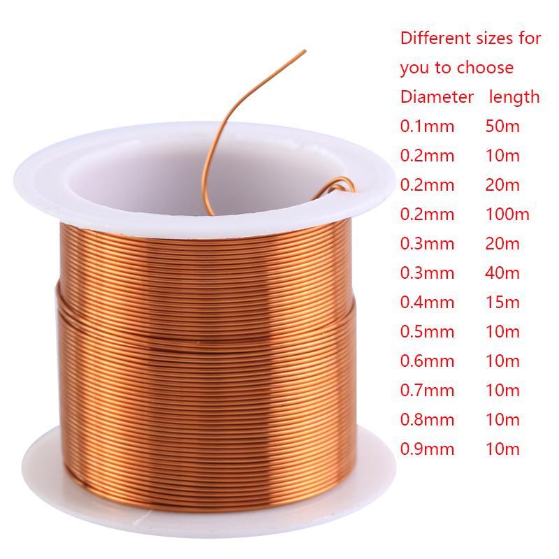 Cable Coppers Wire Magnet Enameled Coppers 0.1/0.2/0.3/0.4/0.5/0.6/0.7/0.8/0.9mm Winding Coil Coppers Wire 0.1mmX50m
Cable Coppers Wire Magnet Enameled Coppers 0.1/0.2/0.3/0.4/0.5/0.6/0.7/0.8/0.9mm Winding Coil Coppers Wire 0.1mmX50m