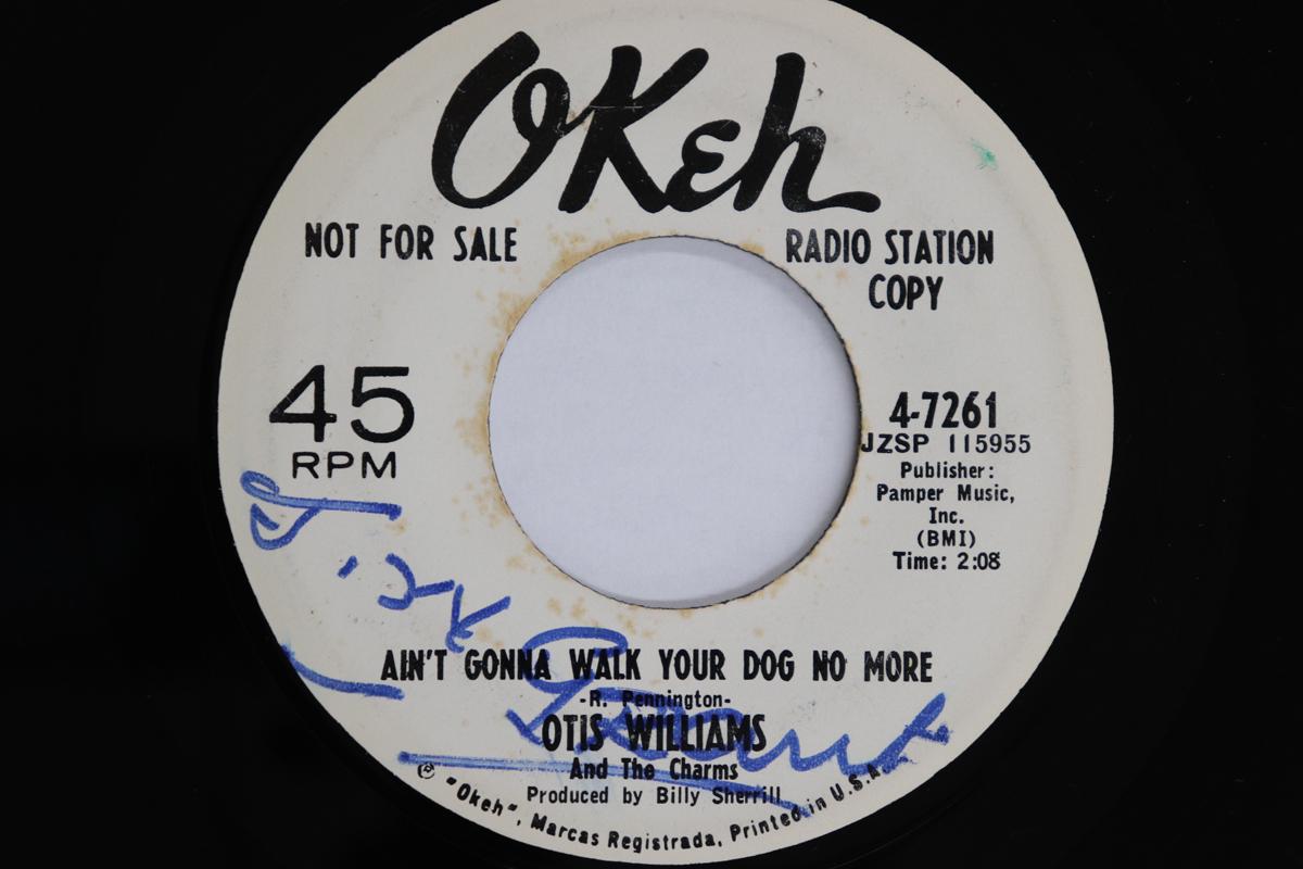 7-дюймовая пластинка OTIS WILLIAMS, CHARMS - Ain t Gonna Walk Your Dog No More / 47261PROMO OKEH 1966 US Соул/Фанк Б/У
7-дюймовая пластинка OTIS WILLIAMS, CHARMS - Ain t Gonna Walk Your Dog No More / 47261PROMO OKEH 1966 US Соул/Фанк Б/У