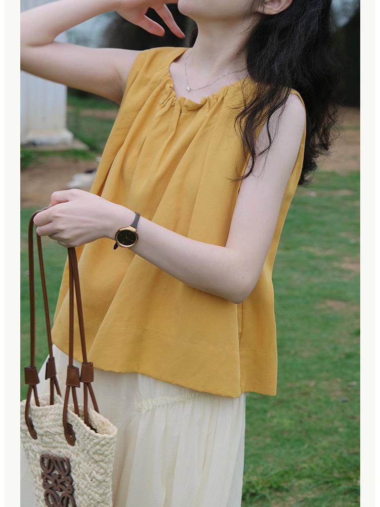 Ramesse Mango Летний Желтый Сборки на Шее Тенсел Детский Жилет Без Рукавов XL
Ramesse Mango Летний Желтый Сборки на Шее Тенсел Детский Жилет Без Рукавов XL