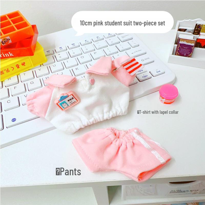 Одяг для бавовняних ляльок 10 см та 15 см: Милий Морська зірка та Звичайний Корпус Студентський Капітанський Костюм 10cm
Одяг для бавовняних ляльок 10 см та 15 см: Милий Морська зірка та Звичайний Корпус Студентський Капітанський Костюм 10cm