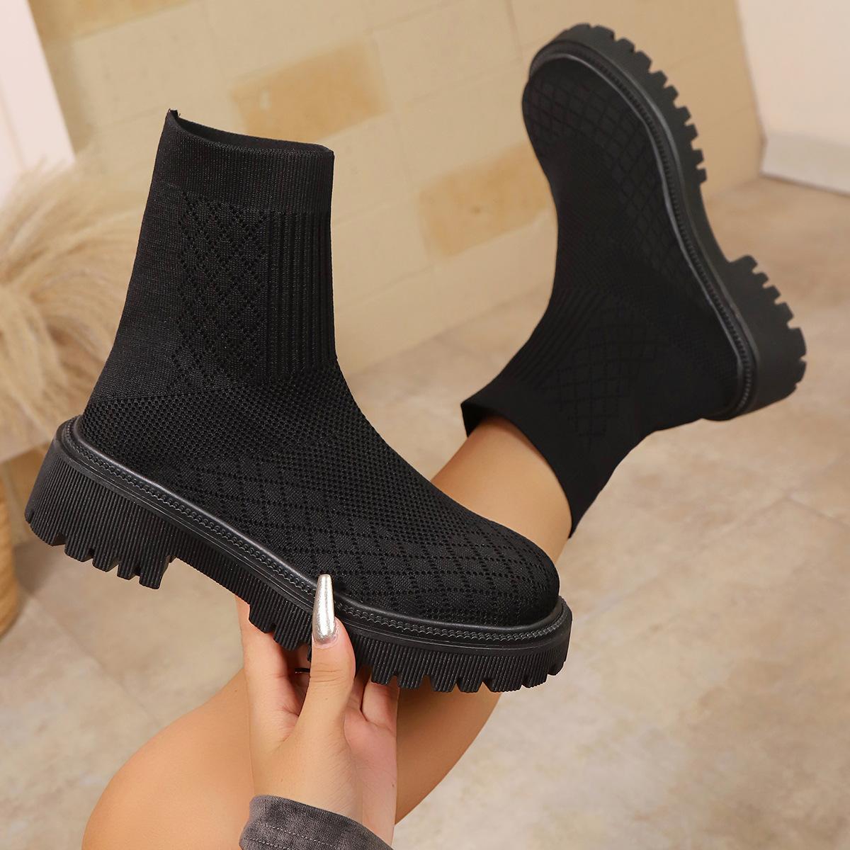Plus Size Shoes for Women 35-42 Autumn Fashion Women Slip on Platform Mesh Breathable Comfortable Boots Casual Flats Women Shoes 42 чорний
Plus Size Shoes for Women 35-42 Autumn Fashion Women Slip on Platform Mesh Breathable Comfortable Boots Casual Flats Women Shoes 42 чорний