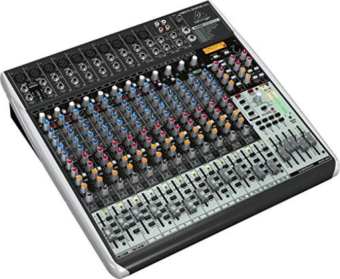 Behringer Analog Mixer 24 Channel 4 Bus 1 Knob CompEffectUSB Audio Interface XENYX QX2442USB
Behringer Analog Mixer 24 Channel 4 Bus 1 Knob CompEffectUSB Audio Interface XENYX QX2442USB