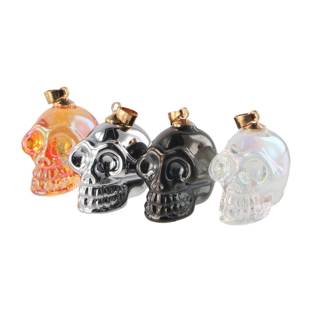 Small Size Glazed Glass Skull Pendant Coloured Glaze Dazzle Mini Skull Handmade Necklace styleS
Small Size Glazed Glass Skull Pendant Coloured Glaze Dazzle Mini Skull Handmade Necklace styleS