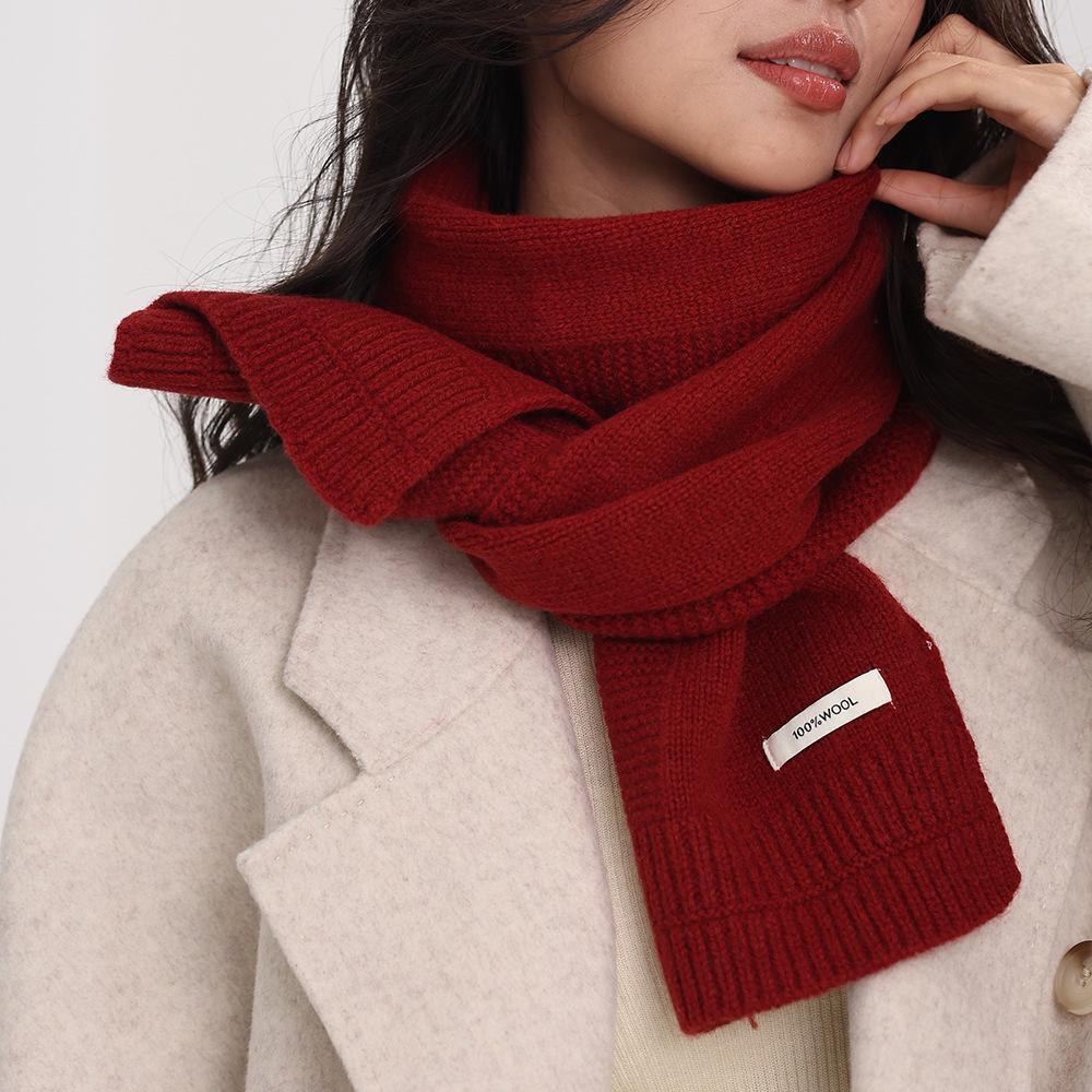 Women s 100% Pure Wool Scarf: Simple, Versatile, Couple Style Knit Neck Warmer for Winter Gifts 150x20cm
Women s 100% Pure Wool Scarf: Simple, Versatile, Couple Style Knit Neck Warmer for Winter Gifts 150x20cm
