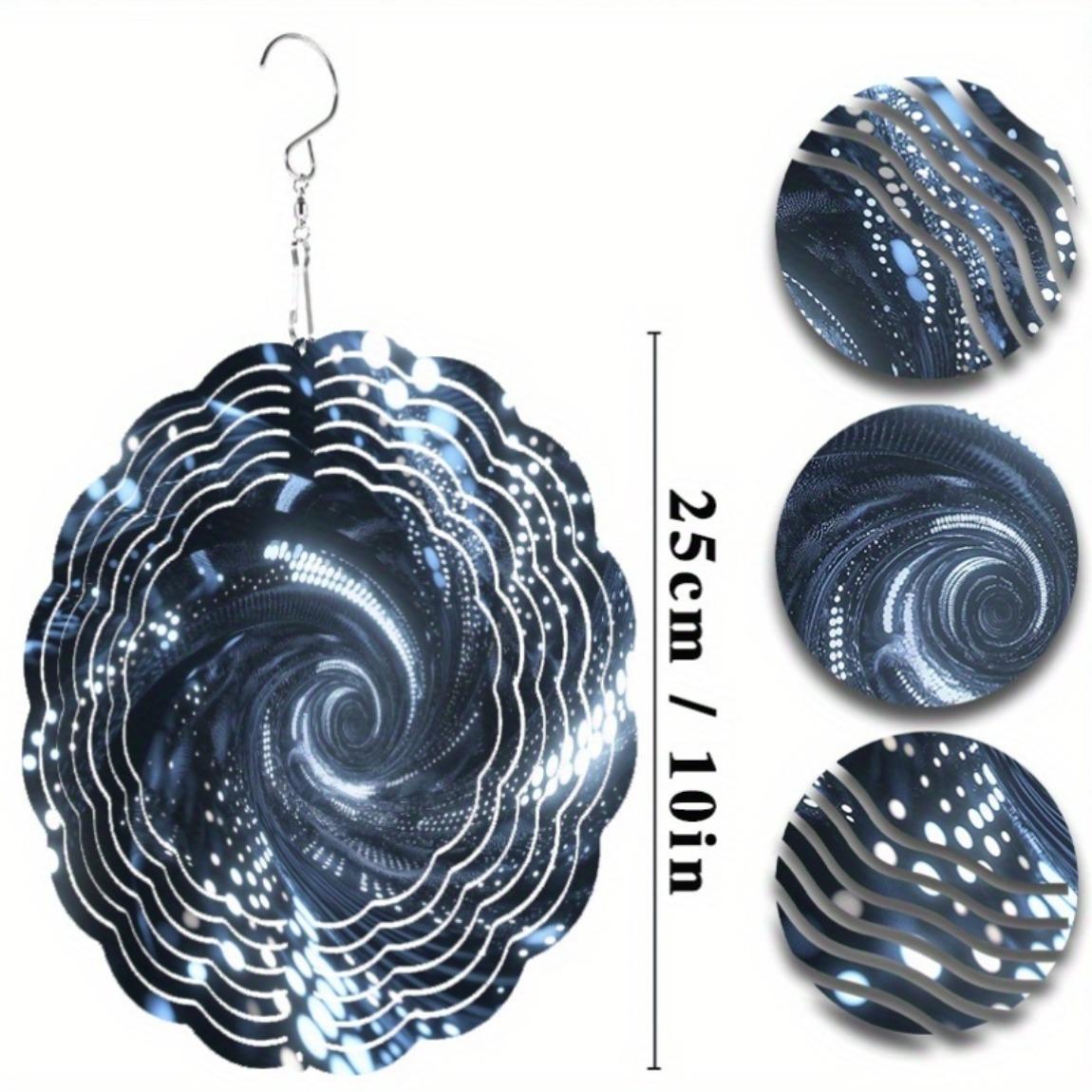 Ветряной спиннер «Звездное небо» 10 дюймов, металлический подвесной колокольчик с вращающимся на 360 градусов крючком, не требует батареек, декор для газона, балкона, всесезонное садовое украшение 01A
Ветряной спиннер «Звездное небо» 10 дюймов, металлический подвесной колокольчик с вращающимся на 360 градусов крючком, не требует батареек, декор для газона, балкона, всесезонное садовое украшение 01A