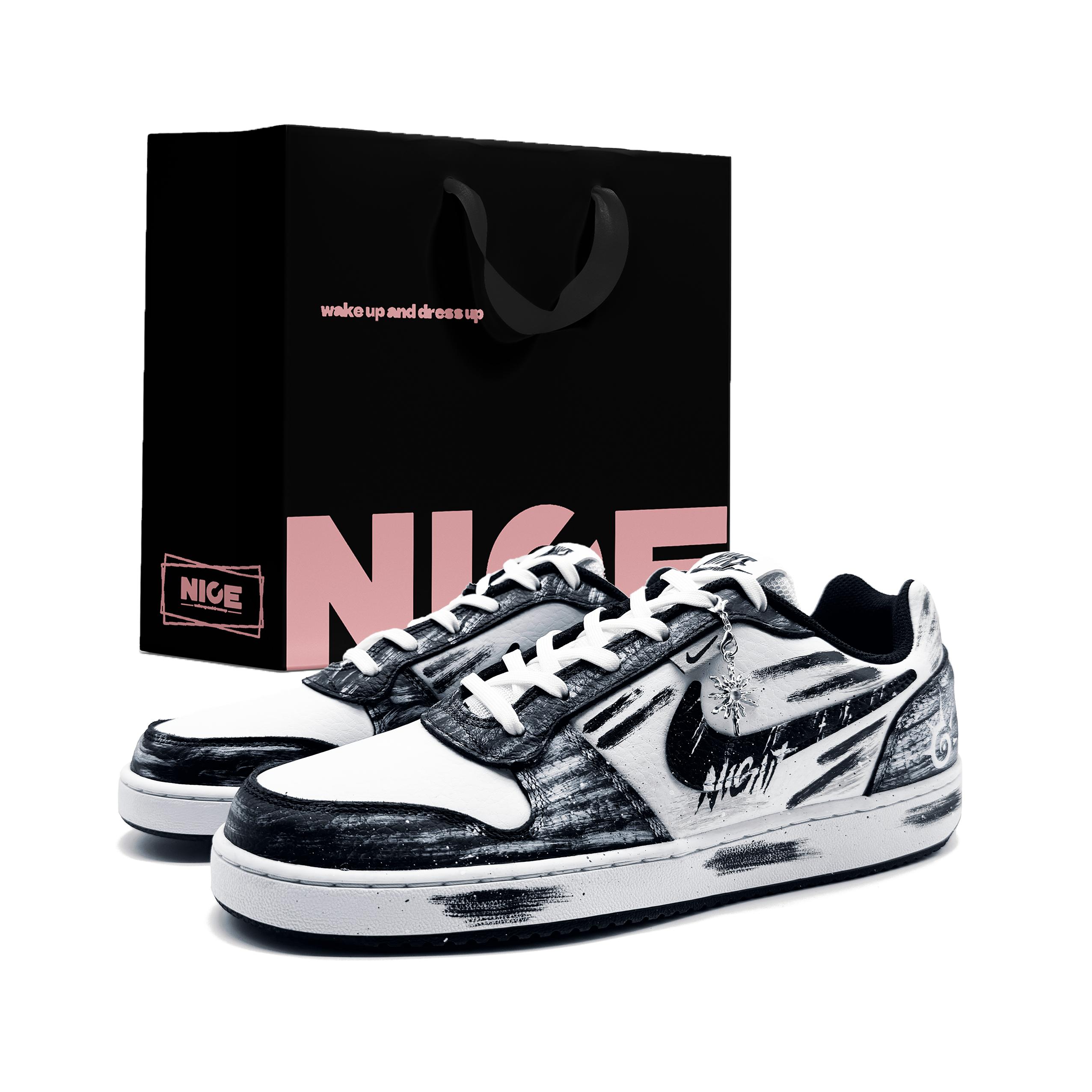 Nike EBERNON Abrasion Resistant Low top Skateboard Shoes Men s Black White AQ1774-102(Team1108-LD) 41
Nike EBERNON Abrasion Resistant Low top Skateboard Shoes Men s Black White AQ1774-102(Team1108-LD) 41