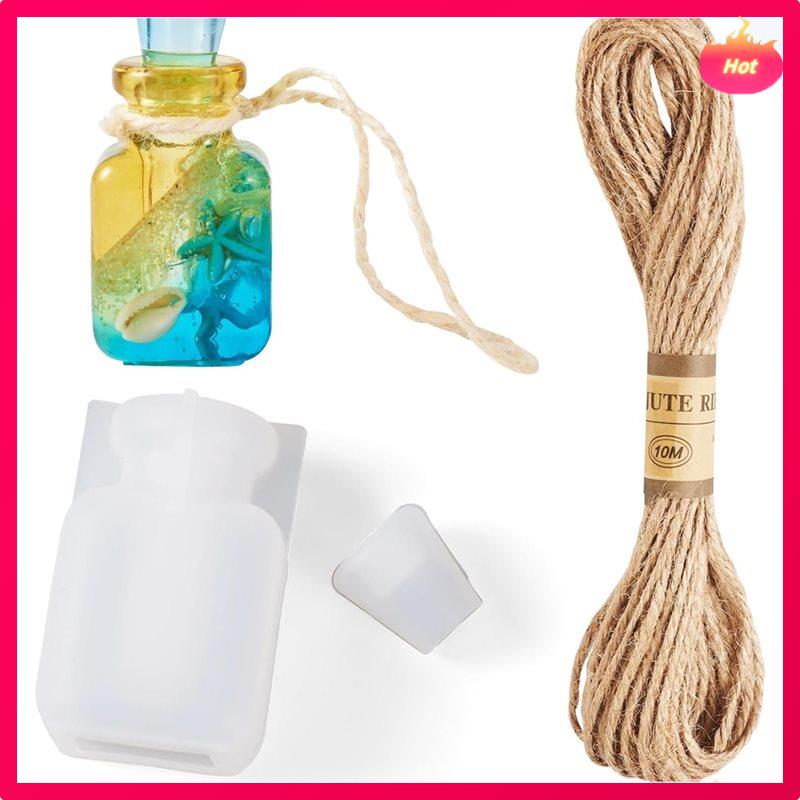 Wishing Bottle Silicone Molds Resin Quicksand Container With Cord For DIY Keychain Pendant Crafts Drift Bottle Candles A
Wishing Bottle Silicone Molds Resin Quicksand Container With Cord For DIY Keychain Pendant Crafts Drift Bottle Candles A