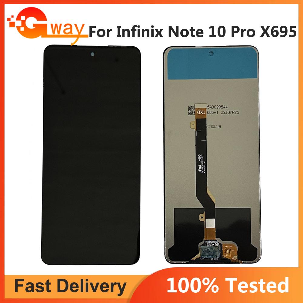 LCD Screen and Digitizer Full Assembly For Infinix Note 10 Pro X695
LCD Screen and Digitizer Full Assembly For Infinix Note 10 Pro X695