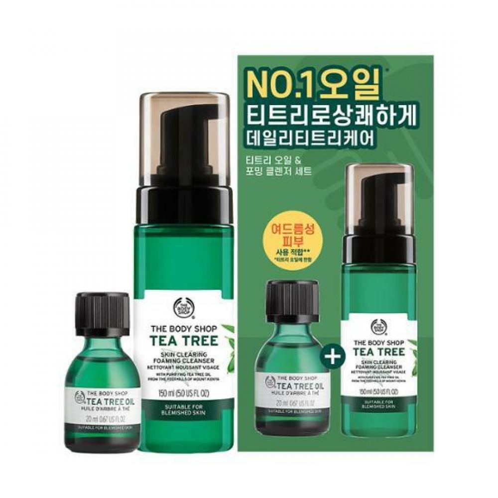 The Body Shop The Body Shop Очищающее средство для ухода за кожей с чайным деревом 150 мл + масло 20 мл
The Body Shop The Body Shop Очищающее средство для ухода за кожей с чайным деревом 150 мл + масло 20 мл