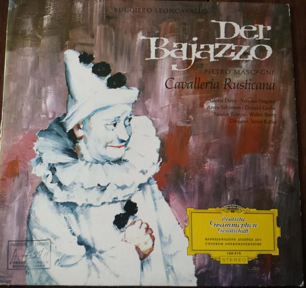 LP Record RUGGIERO LEONCAVALLO, PIETRO MASCAG - Der Bajazzo / Cavalleria Rusticana 136413 Deutsche Grammo 1965 Germany Classical Used
LP Record RUGGIERO LEONCAVALLO, PIETRO MASCAG - Der Bajazzo / Cavalleria Rusticana 136413 Deutsche Grammo 1965 Germany Classical Used