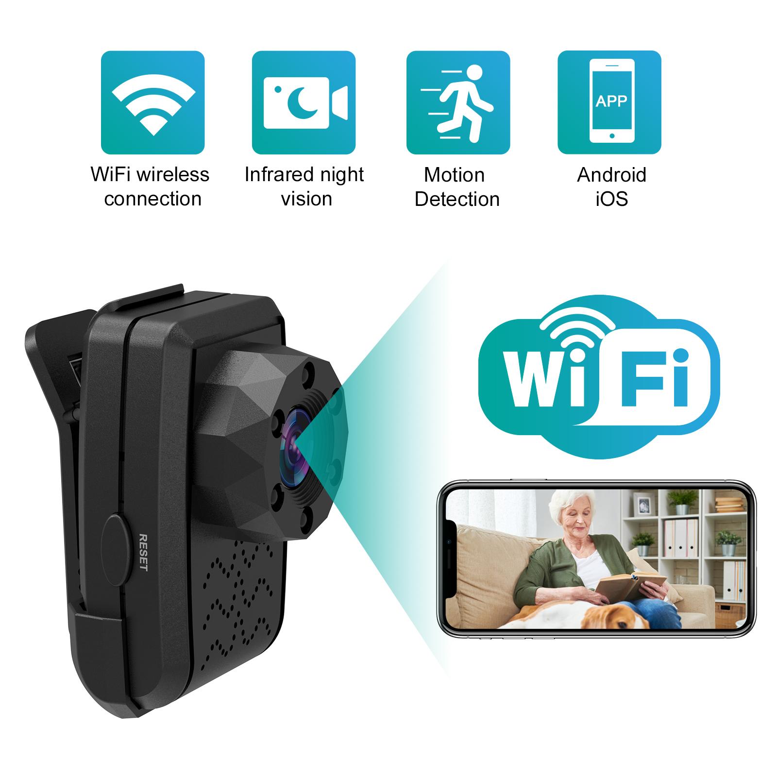 Wirless Mini Body Camera WiFi Hotspot Night Vision Video Recorder Security Cam Small Camcorder Outdoor Sport DV Back Clip Design зелений
Wirless Mini Body Camera WiFi Hotspot Night Vision Video Recorder Security Cam Small Camcorder Outdoor Sport DV Back Clip Design зелений