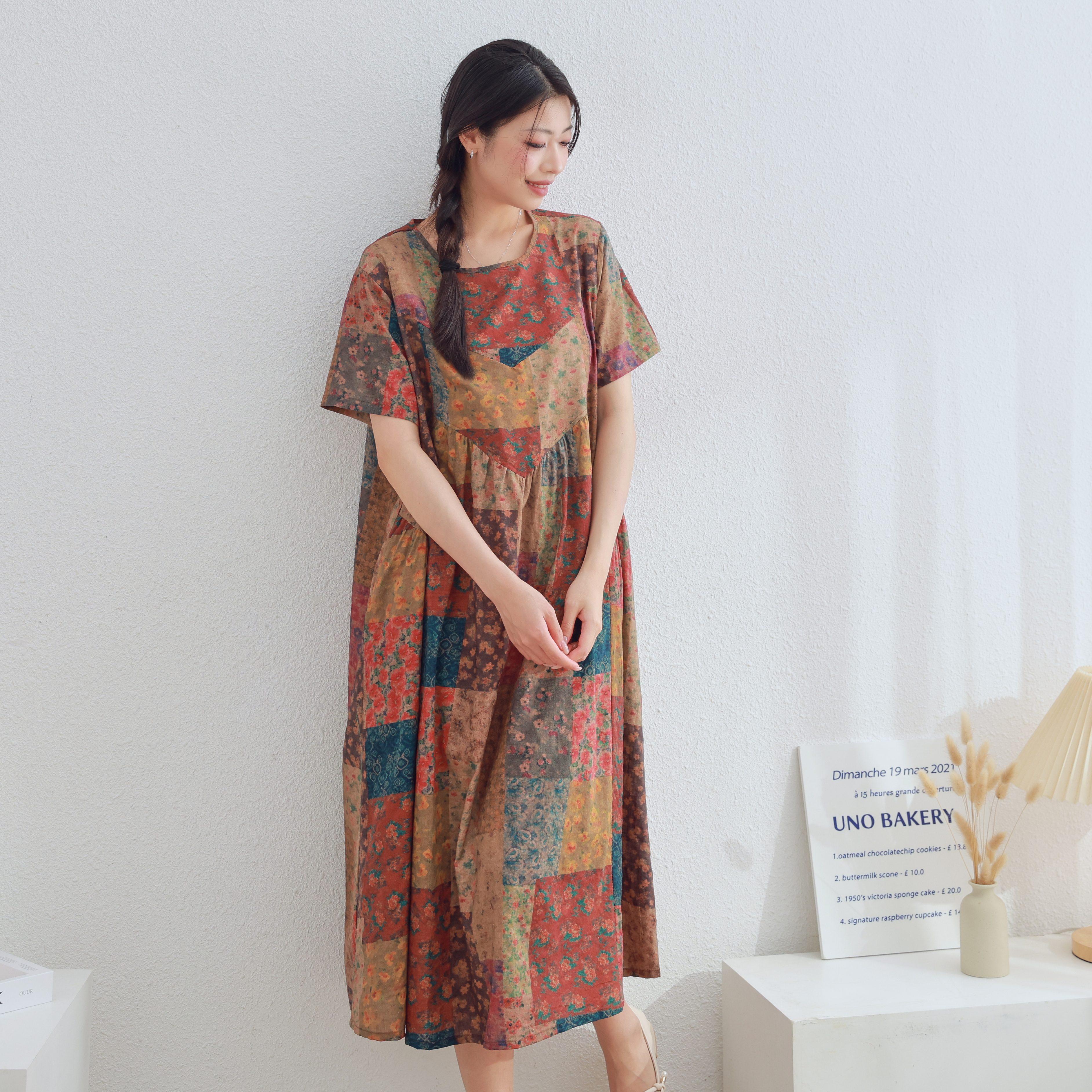 DIMANAF 2025 Women Plus Size Summer Dress Casual Floral Dress Basic Vintage Loose Long Dress Maxi One Size коричневый
DIMANAF 2025 Women Plus Size Summer Dress Casual Floral Dress Basic Vintage Loose Long Dress Maxi One Size коричневый