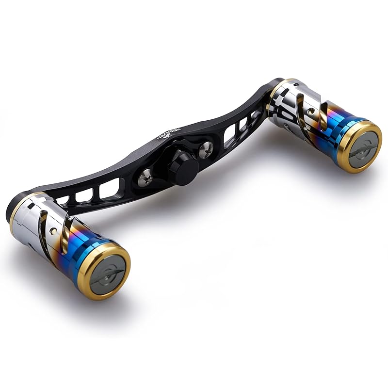 HEIGHTEN 92mm reel handle Equipped with 16mm knob shimano daiwa abu garcia common use bait reel for Wing Series (black & gold) (496)
HEIGHTEN 92mm reel handle Equipped with 16mm knob shimano daiwa abu garcia common use bait reel for Wing Series (black & gold) (496)