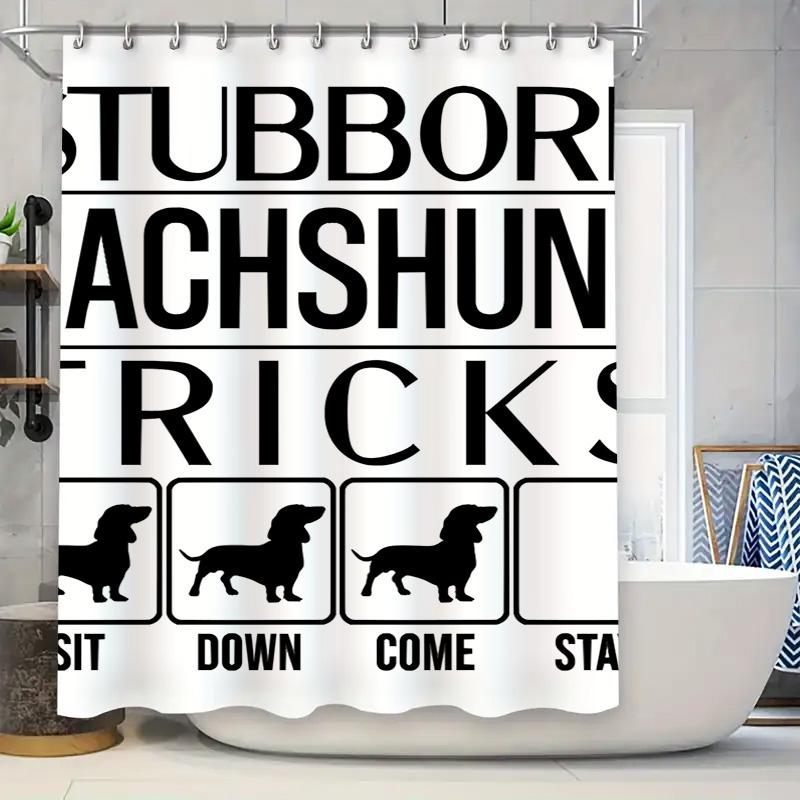 Adorable Stubborn Chihuahua Tricks Shower Curtain Sit Down Come Stay Bathroom Decor Black White Design For Dog Lovers W60H190(CM)-1 Pcs
Adorable Stubborn Chihuahua Tricks Shower Curtain Sit Down Come Stay Bathroom Decor Black White Design For Dog Lovers W60H190(CM)-1 Pcs