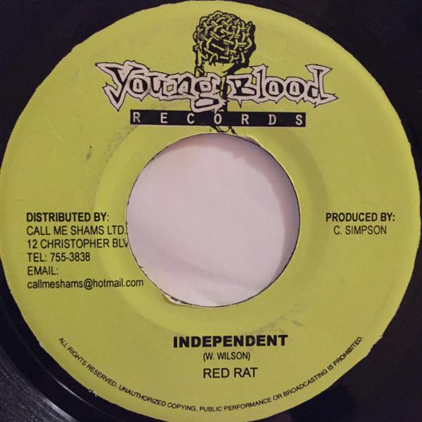 7inch Record RED RAT - Independent NONE Young Blood Rec 2002 Jamaica Reggae, Ska & Dub Used
7inch Record RED RAT - Independent NONE Young Blood Rec 2002 Jamaica Reggae, Ska & Dub Used