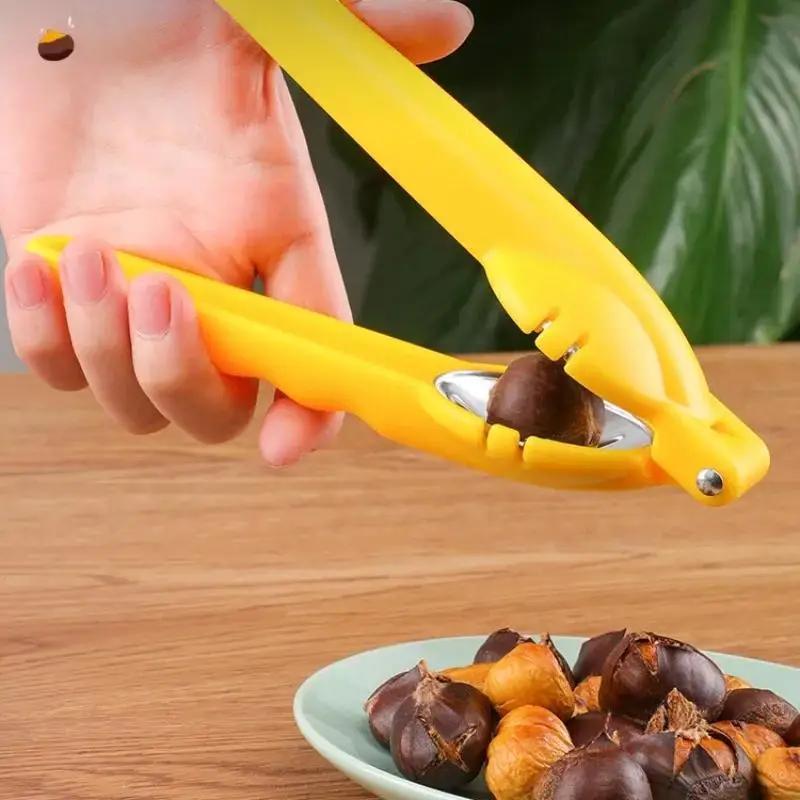 Stainless Steel Chestnut Peeler Nut Opener Home Walnut Peeling Knife Cross Shaped Chestnut Peeling Specialty Kitchen Gadgets жовтий
Stainless Steel Chestnut Peeler Nut Opener Home Walnut Peeling Knife Cross Shaped Chestnut Peeling Specialty Kitchen Gadgets жовтий