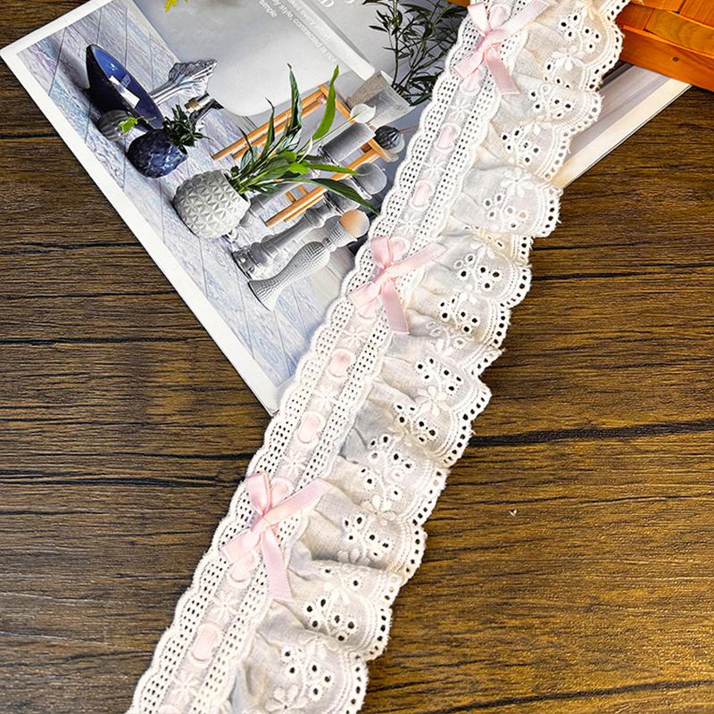 1 ярд Отделка краев для шитья Аксессуары Кружевная плетеная лента Аксессуары для одежды Бант Кружево Вышивка Декоративная ширина 7 см розовый
1 ярд Отделка краев для шитья Аксессуары Кружевная плетеная лента Аксессуары для одежды Бант Кружево Вышивка Декоративная ширина 7 см розовый