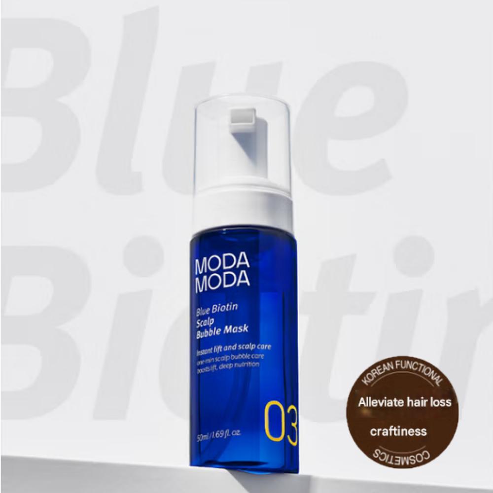 Modamoda Step03 Синяя биотиновая маска-пенка для кожи головы 50 мл
Modamoda Step03 Синяя биотиновая маска-пенка для кожи головы 50 мл