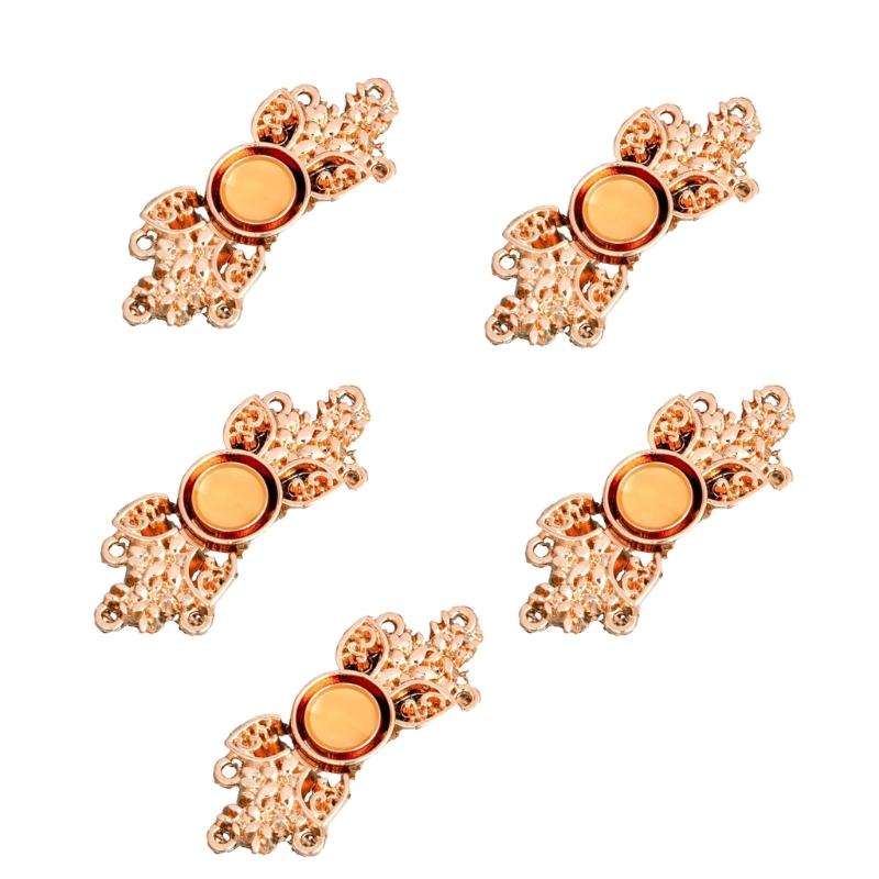5pcs Fashion Chinese Cheongsam Buckle Capes Cloaks Clasps Fasteners Button Craft DIY Chinese Shirt Cardigans Clothing Decorations
5pcs Fashion Chinese Cheongsam Buckle Capes Cloaks Clasps Fasteners Button Craft DIY Chinese Shirt Cardigans Clothing Decorations